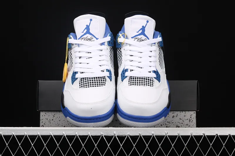 All categories Air Jordan Jordan series basketball shoes Air Jordan 4 G version Air Jordan 4 Retro AJ4 Joe 4 white and blue 308497-117